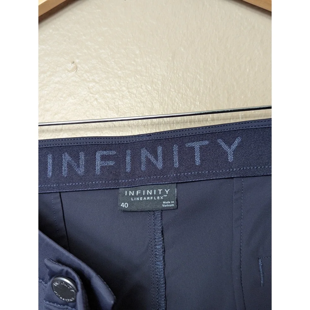 Infinity Performance Short Mens 40 Blue Linearflex Stretch Lightweight Active